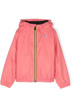 K-Way Logo-print hooded jacket