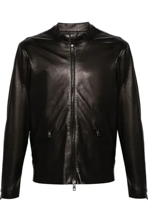 GIORGIO BRATO Zip-up leather jacket