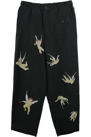YOHJI YAMAMOTO Angel-print trousers