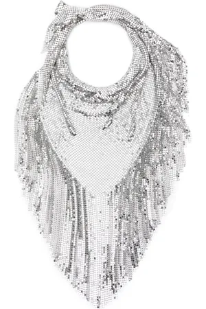 Paco rabanne Chainmail fringed scarf