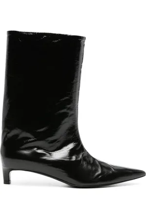 Jil Sander 30mm leather ankle boots