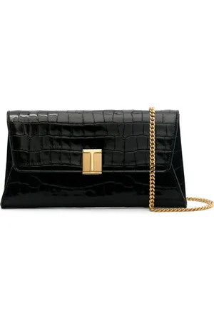 Tom Ford Croc-embossed leather shouder bag