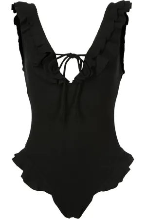 CLUBE BOSSA Scoop back frilled swimsuit