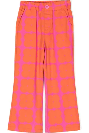 Jelly Mallow Clover-print cotton trousers