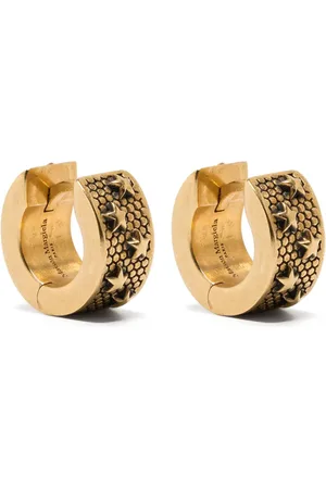 Maison Margiela Stars-detailed hoop earrings