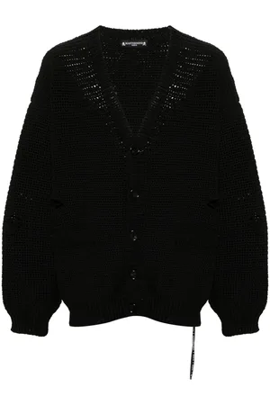 MASTERMIND JAPAN Skull chunky-knit cardigan