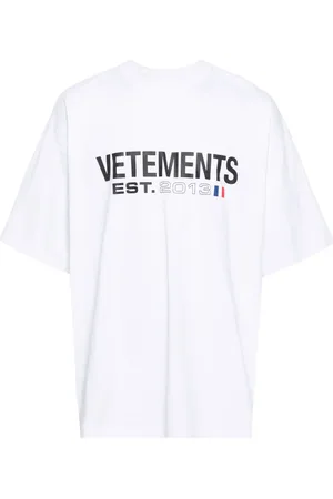 Vetements Logo-print cotton T-shirt