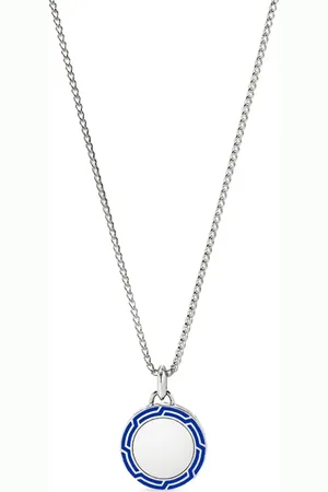 John Hardy Sterling silver Tag pendant necklace