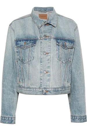 Balenciaga Washed-denim jacket
