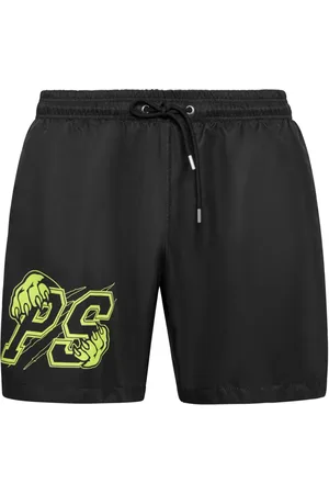 Philipp Plein Logo-print swim shorts