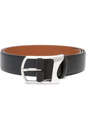santoni Buckle-fastening leather belt