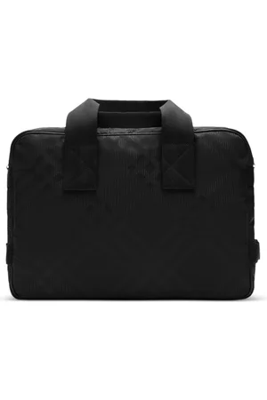 Burberry Checked-jacquard briefcase