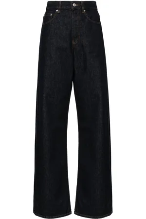 DRIES VAN NOTEN High-rise wide-leg jeans