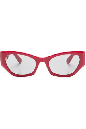 Moschino Zip-detail cat-eye-fram sunglasses