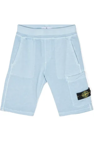 Stone Island Compass-badge jersey shorts