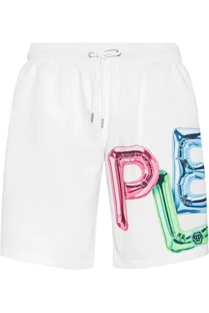 Philipp Plein Bombing Graffiti swim shorts