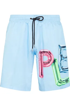 Philipp Plein Bombing Graffiti swim shorts