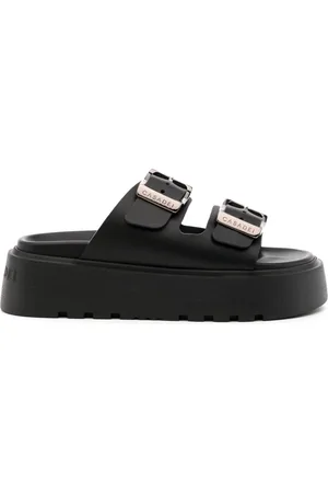 Casadei Florence double-strap chunky-sole sandals