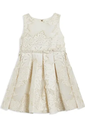 Tartine Et Chocolat Floral-appliqué pleated dress