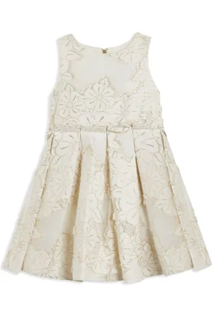Tartine Et Chocolat Floral-appliqué pleated dress