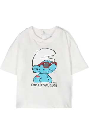 Emporio Armani X Smurfs organic cotton T-shirt
