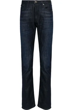 Emporio Armani Mid-rise slim-fit jeans