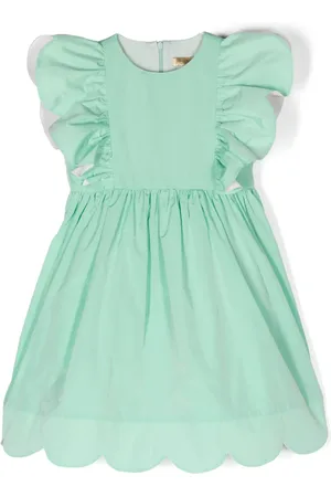 Stella McCartney Ruffled-trim cotton dress
