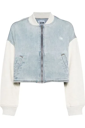 Izzue Colour-block bomber jacket