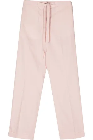 OFFICINE GENERALE Miranda high-waist straight-leg trousers