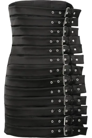 GIUSEPPE DI MORABITO Buckle-embellished mini dress