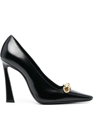 Saint Laurent Silvana 110m chain pumps