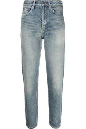 Saint Laurent High-rise slim-fit tapered jeans