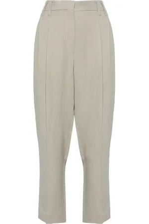 Brunello Cucinelli High-waist straight-leg trousers