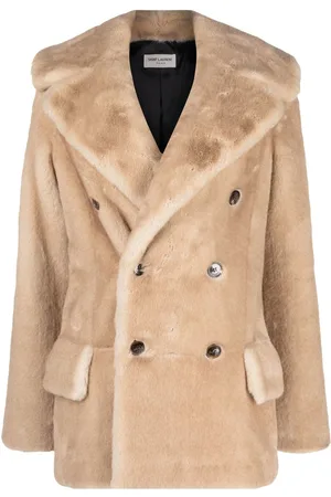 Saint Laurent Double-breasted button-fastening coat