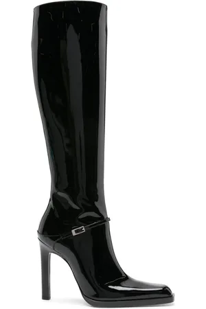 Saint Laurent Knee-high patent boots