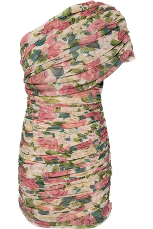 Saint Laurent Floral-print tulle minidress