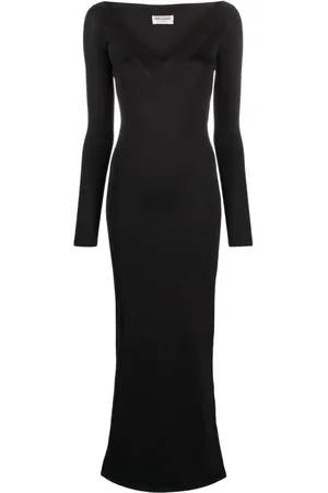 Saint Laurent V-neck maxi dress