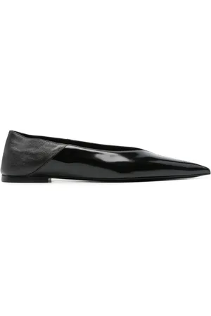 Saint Laurent Nour leather ballerina shoes