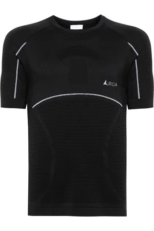ROA Fungi fine-ribbed T-shirt