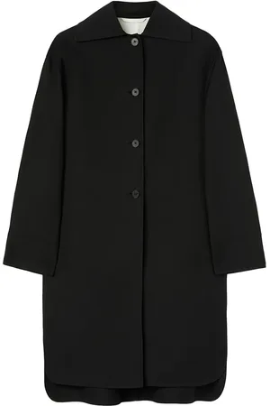 Jil Sander Asymmetric-hem cotton coat