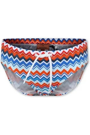 Missoni Chevron-print swim trunks