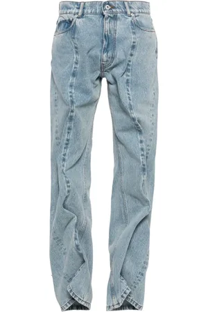 Y / PROJECT Evergreen Wire mid-rise straight jeans