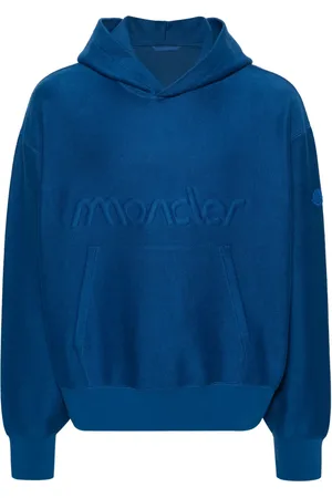 Moncler Logo-embossed terry-cloth hoodie