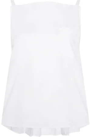 SACAI High-low pleated blouse
