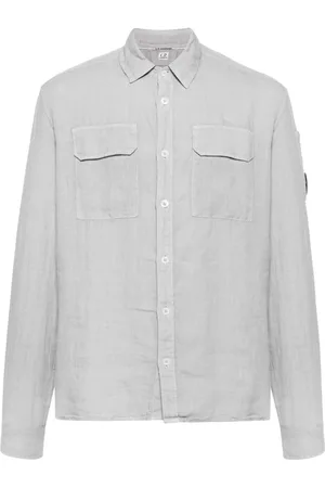 C.P. Company Lens-detail linen shirt