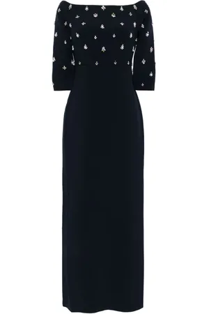Sachin & Babi Amarette crepe gown