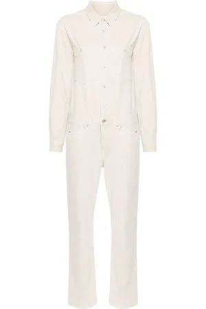 Isabel Marant Imane long-sleeve denim jumpsuit