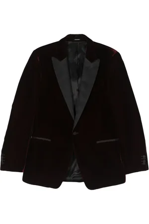 Alexander McQueen Single-breasted velvet blazer