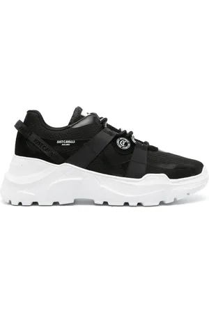 Roberto Cavalli Mesh chunky sneakers