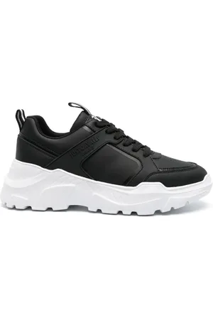 Roberto Cavalli Logo-embossed chunky sneakers